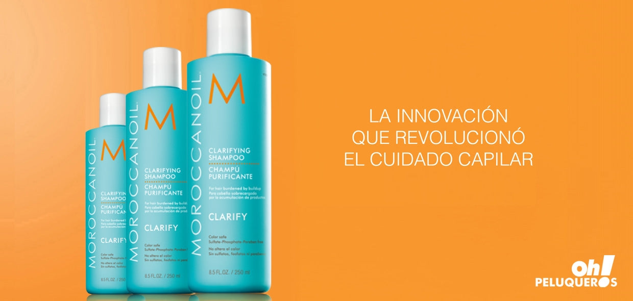 ¿Cabello con residuos? Prueba el champú purificante Moroccanoil