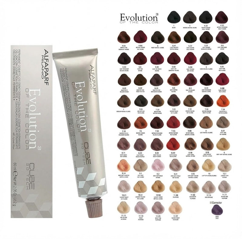 Carta de colores de Alfaparf Evolution - Tintes y tonos – OH! beauty