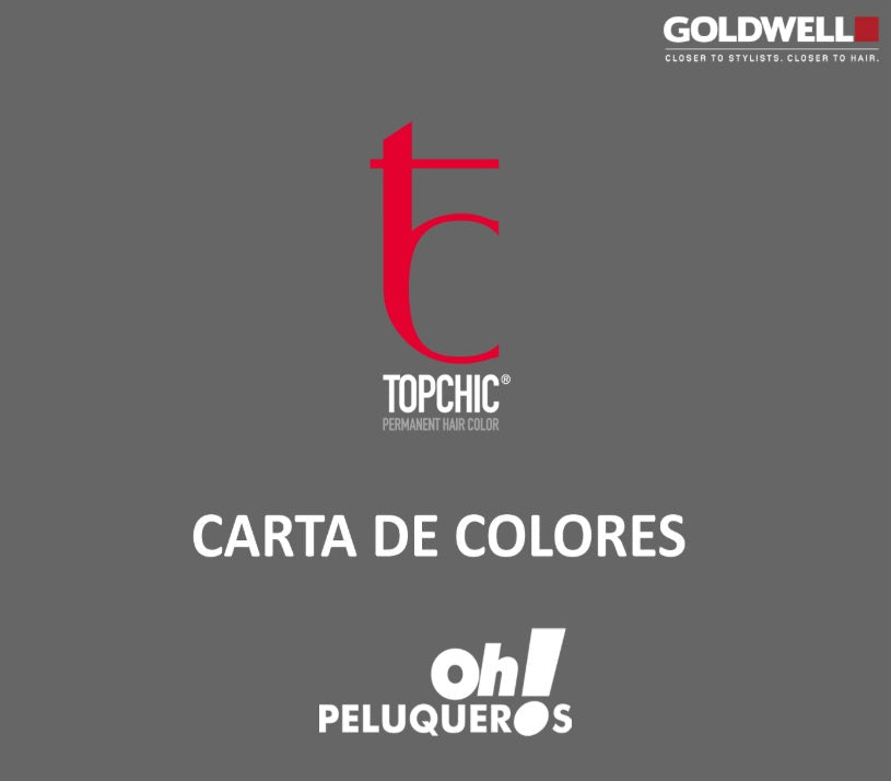Carta de colores de Goldwell Topchic Portada