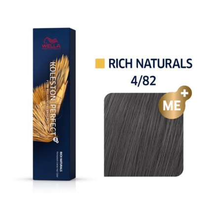 Wella Professionals - Koleston Perfect ME+ Rich Naturals - 4/82 - 60 ml