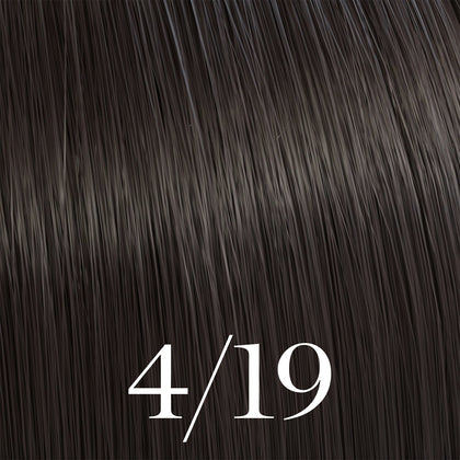 Wella Professionals - Baño COLOR TOUCH Rich Naturals 4/19 Castaño Medio Ceniza Cendré (sin amoníaco y vegano) - 60 ml