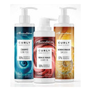 Alcántara Cosmética - Alcántara Cosmética - Pack Curly Hair System Champú, Acondicionador y Crema de Peinado