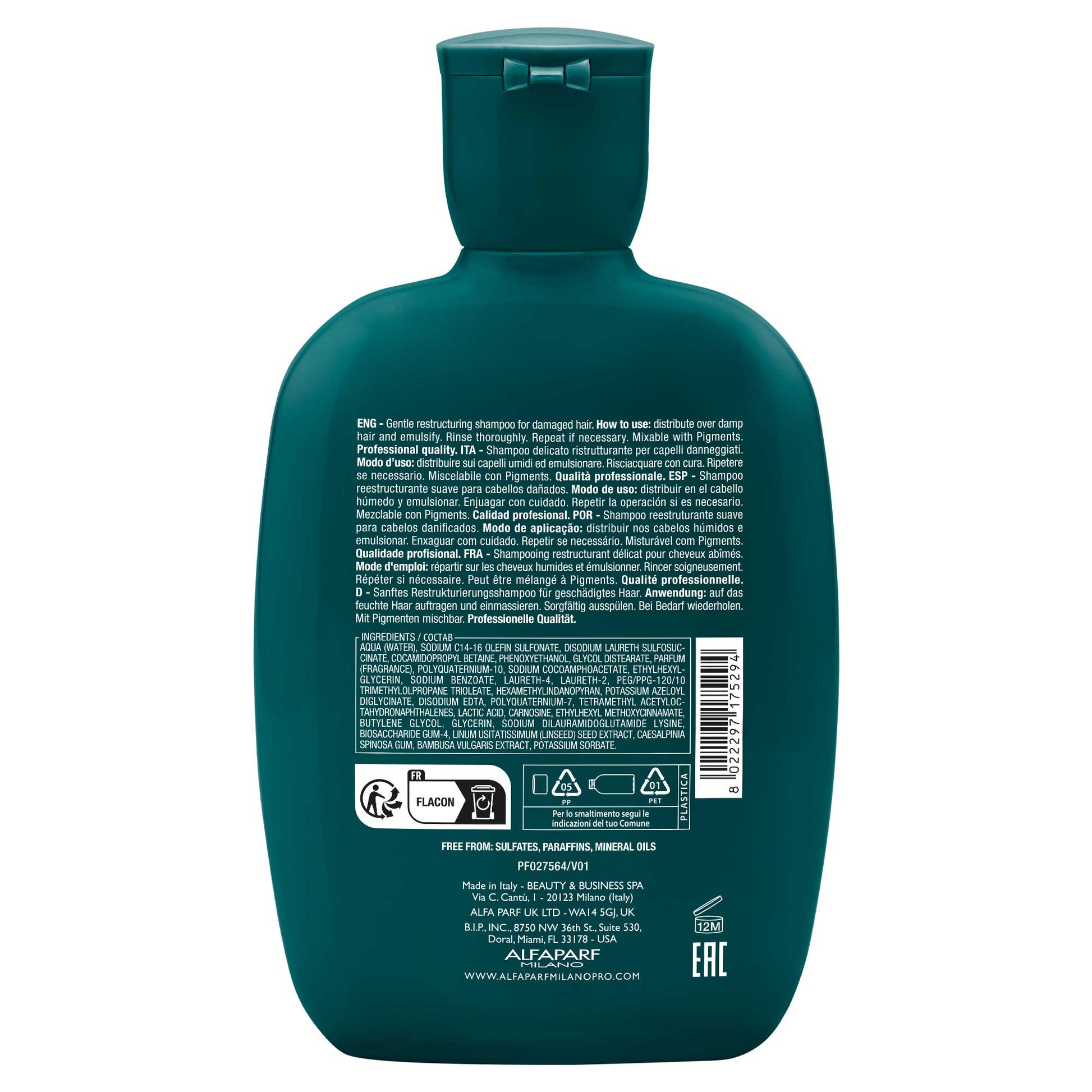Alfaparf Milano - SDL Reparative Low Champú