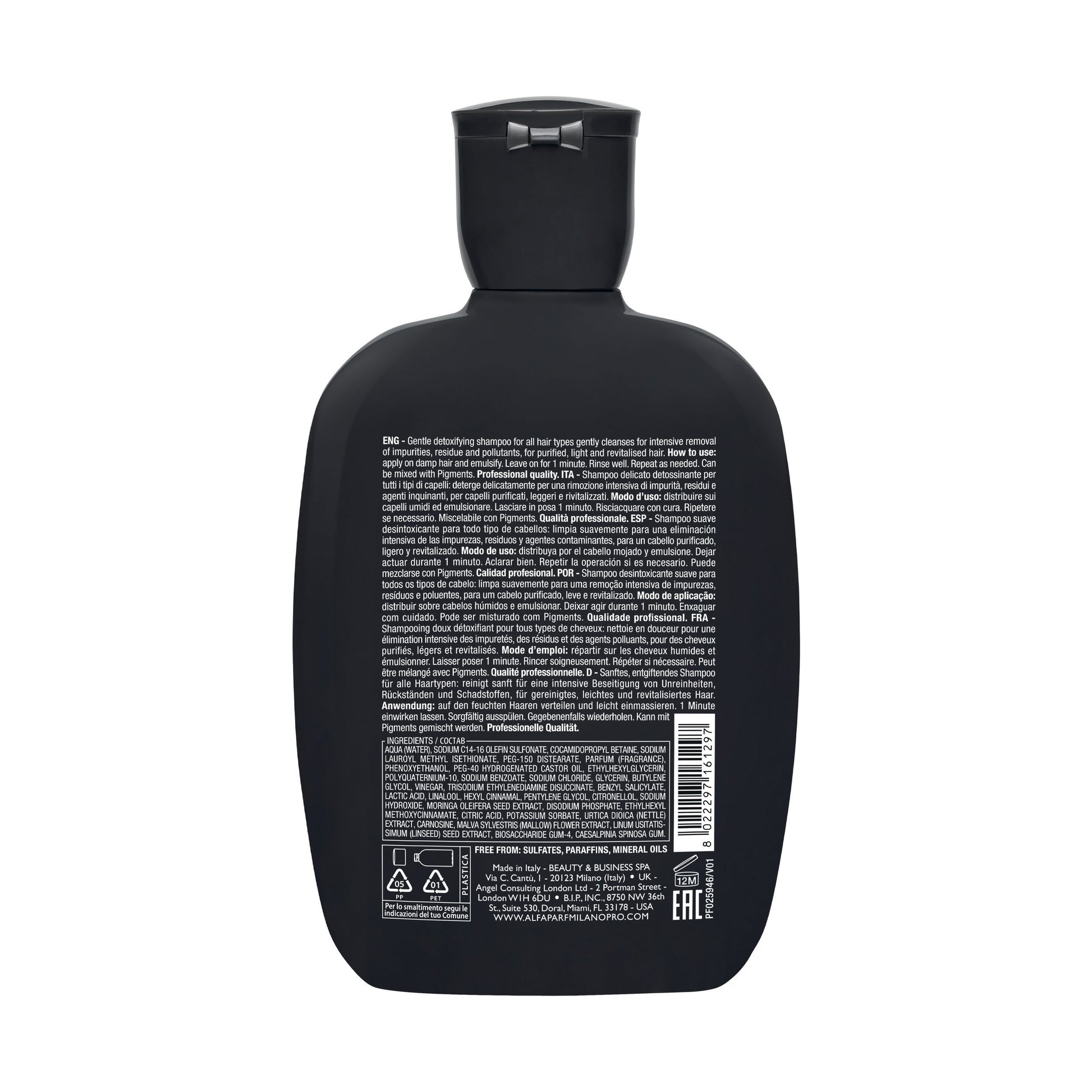 Shampoo Detox Clarificante Sublime - Alfaparf