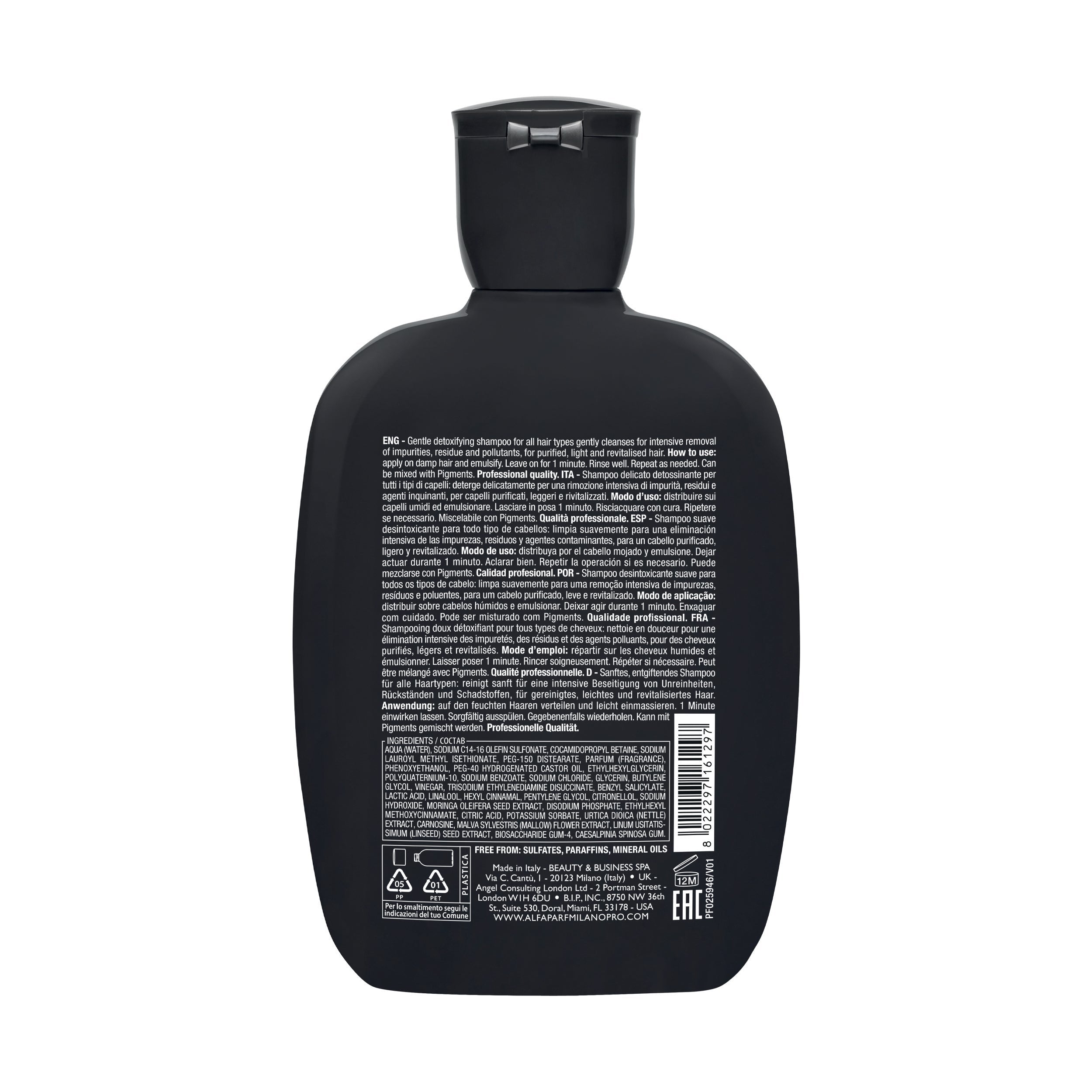 Shampoo Detox Clarificante Sublime - Alfaparf