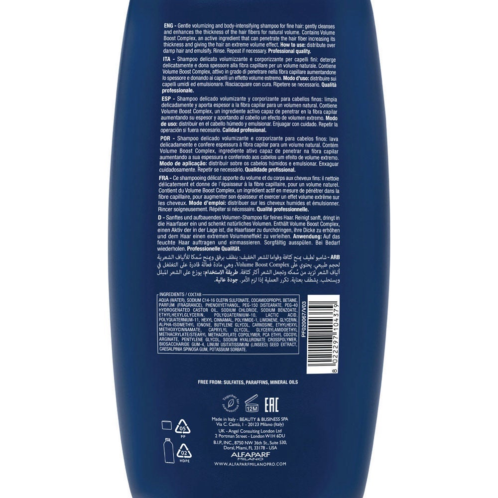 Alfaparf Milano - SDL Volumizing - Low Champú