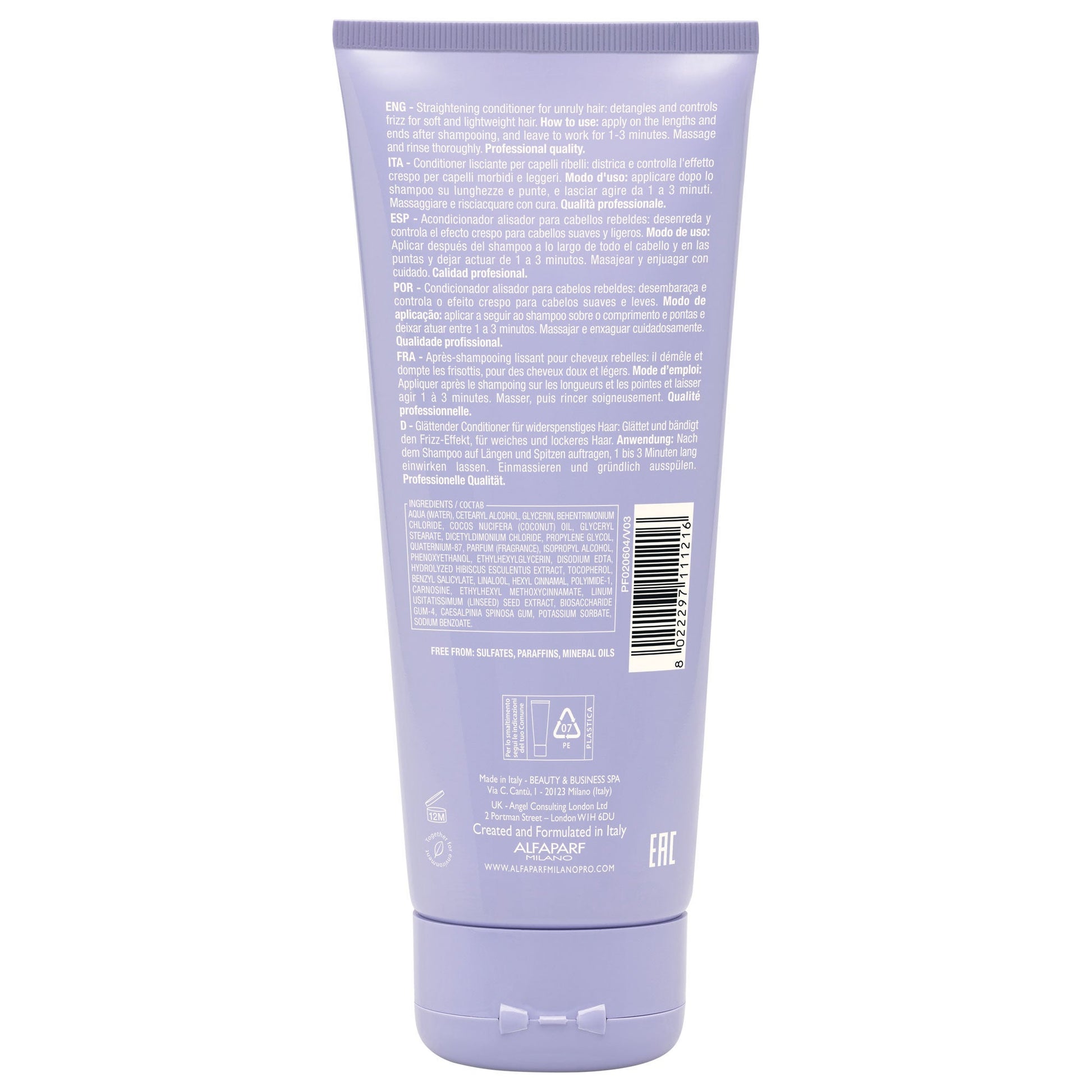 Alfaparf Milano - SDL Smooth - Smoothing Acondicionador