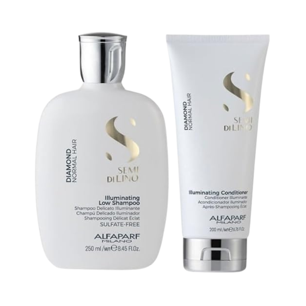 Alfaparf Milano - SDL Diamond - Pack Champú 250 ml + Acondicionador 200 ml