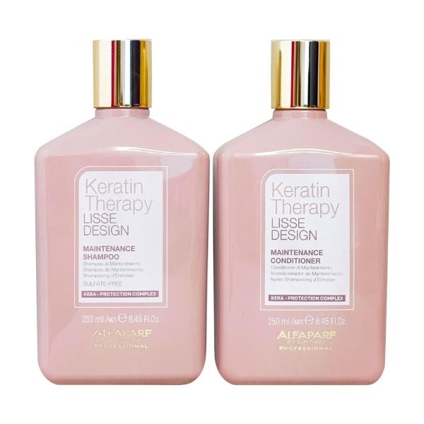 Alfaparf Milano - Keratin Therapy Lisse Design - Duo Champú y Acondicionador