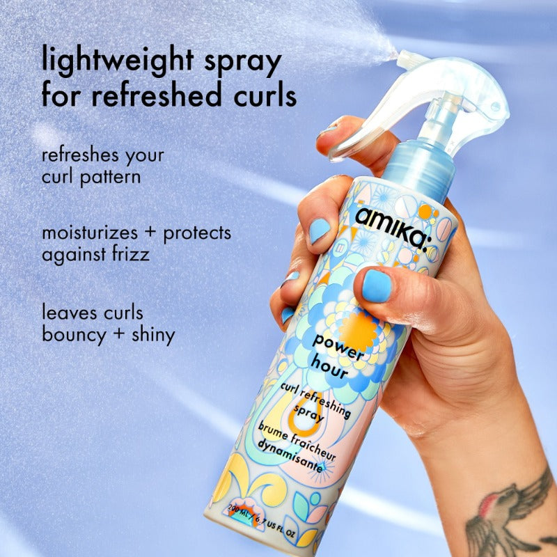 Amika - Power Hour - Curl Refreshing Spray - 200ml