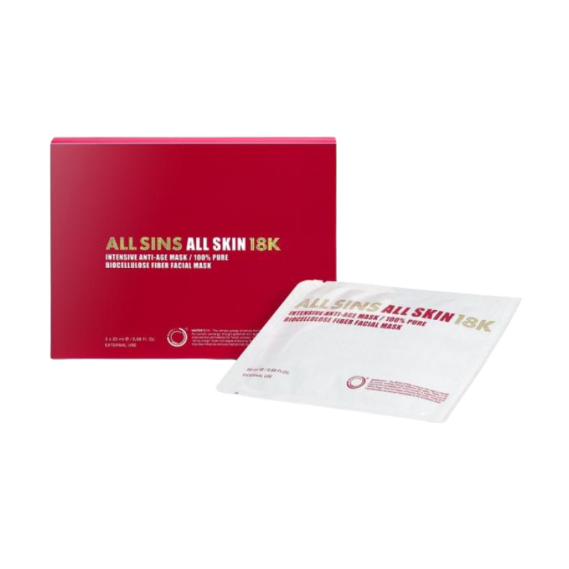 All Sins 18K - Intensive Anti-Age Mask 100% Pure - 6x20 ml