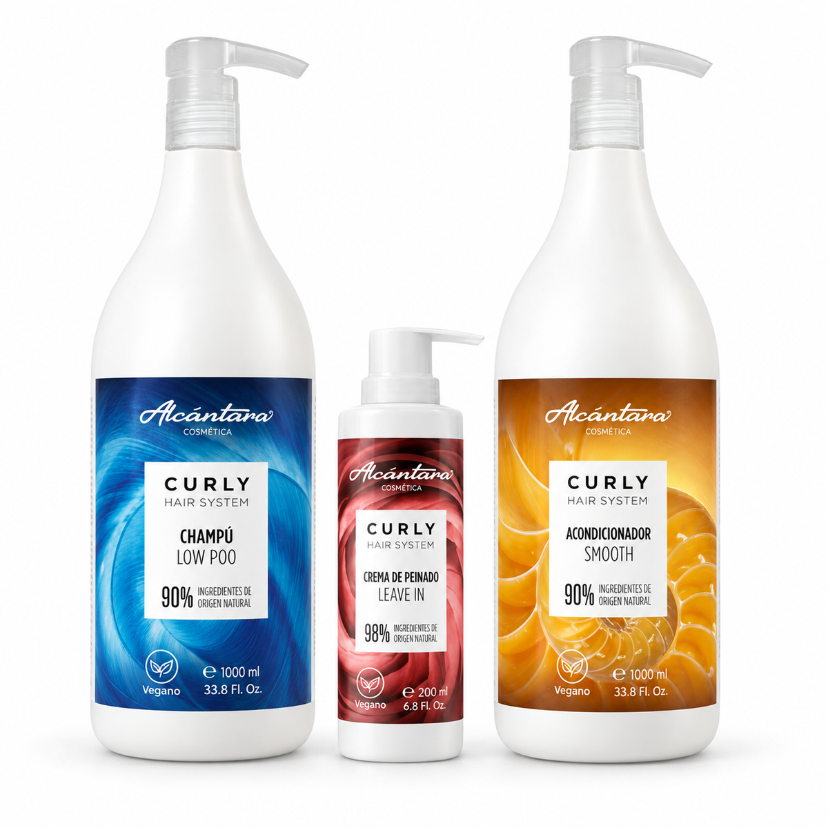 Alcántara Cosmética - Curly Hair System - Pack Servicio Método Curly