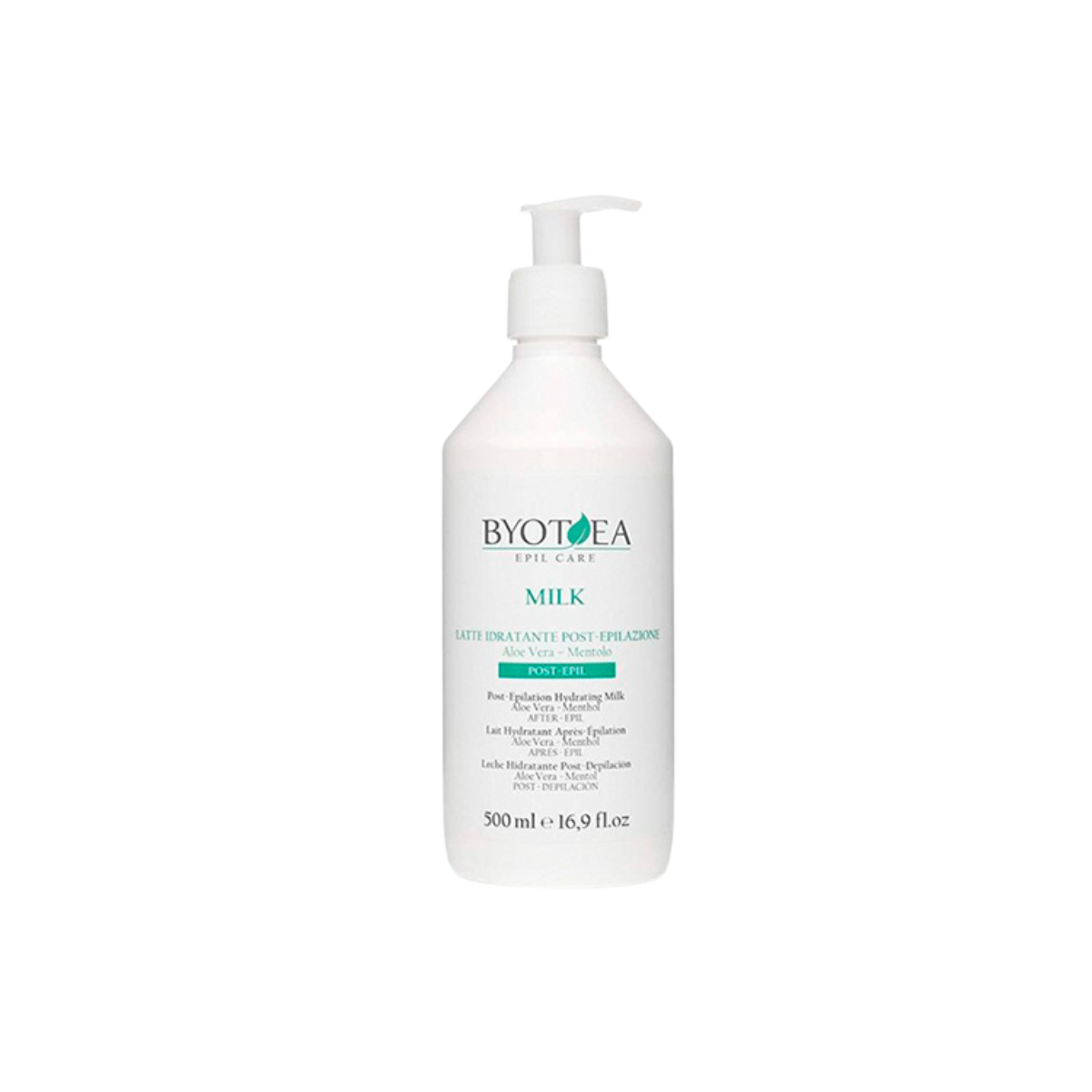 Byotea - Leche Hidratante Post-Depil Aloe y Mentol - 500 ml