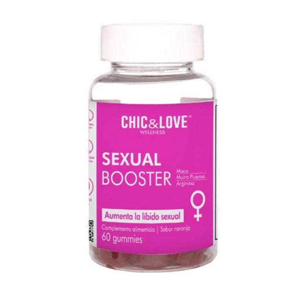 CHIC&LOVE - Sexual Booster Gummies Mujer - 60 gummies