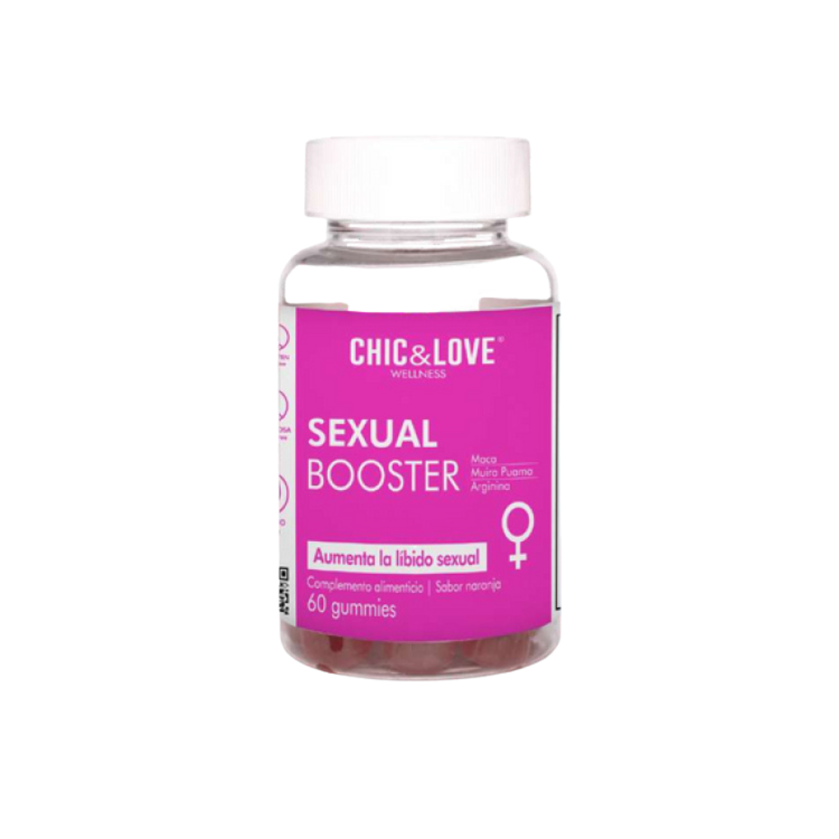 CHIC&LOVE - Sexual Booster Gummies Mujer - 60 gummies