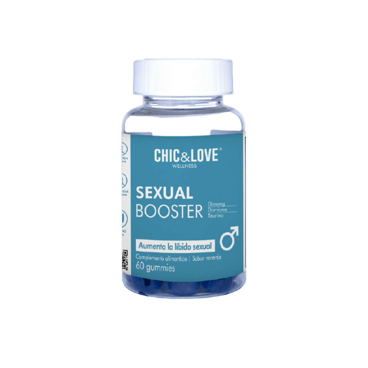 CHIC&LOVE - Sexual Booster Gummies Hombre - 60 gummies