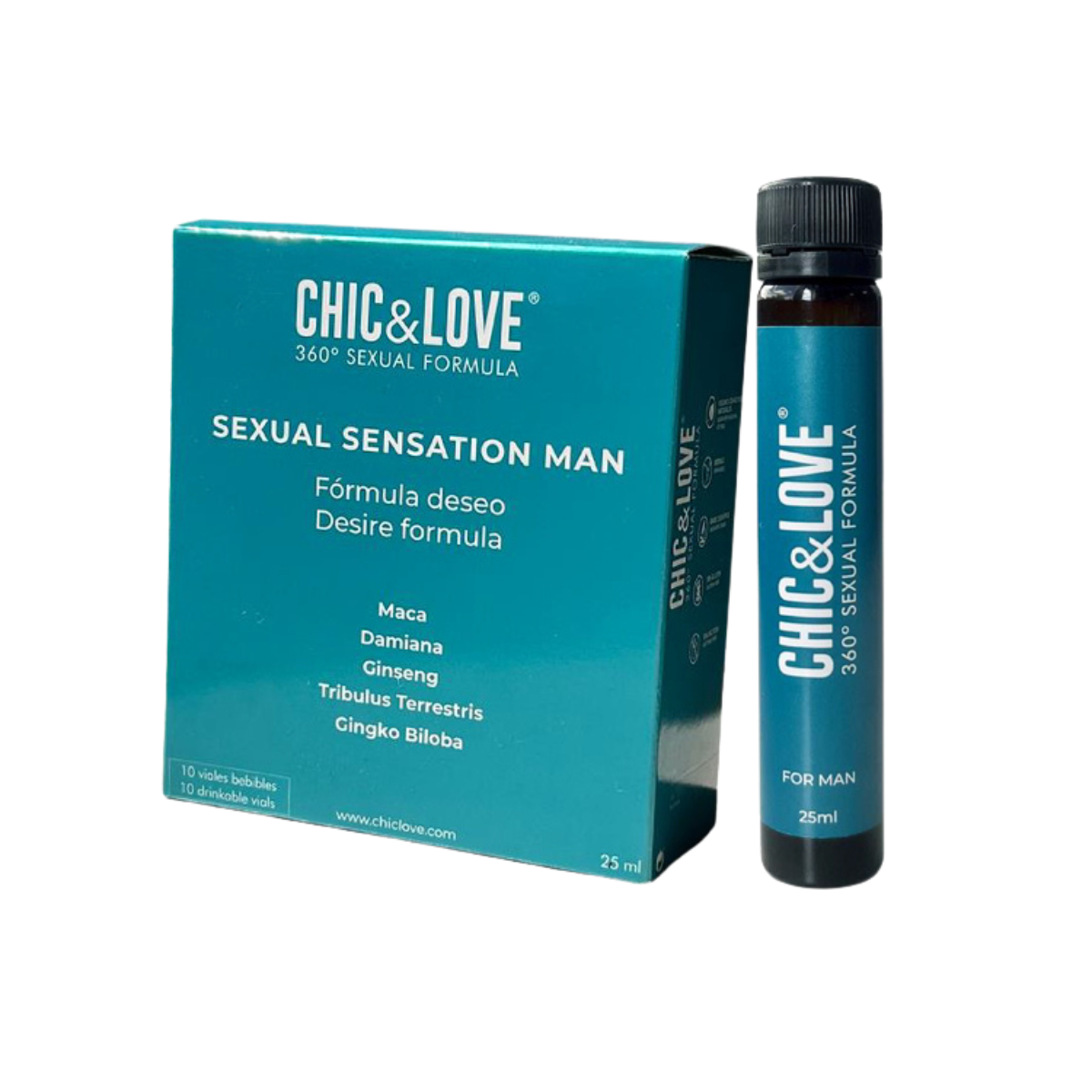 Chic&Love - Viales - Sexual Booster Hombre - 20 días