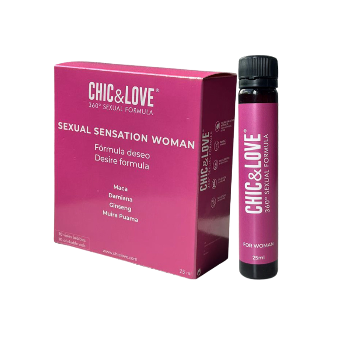 Chic&Love - Viales - Sexual Booster Mujer - 20 días