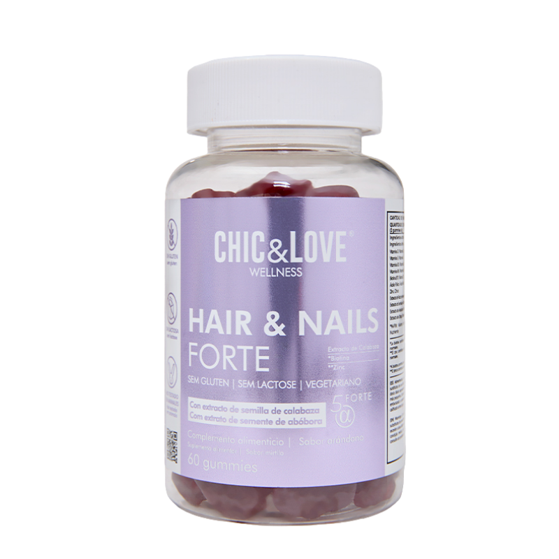 Chic&Love - Sachets - Hair & Nails - 60 gummies