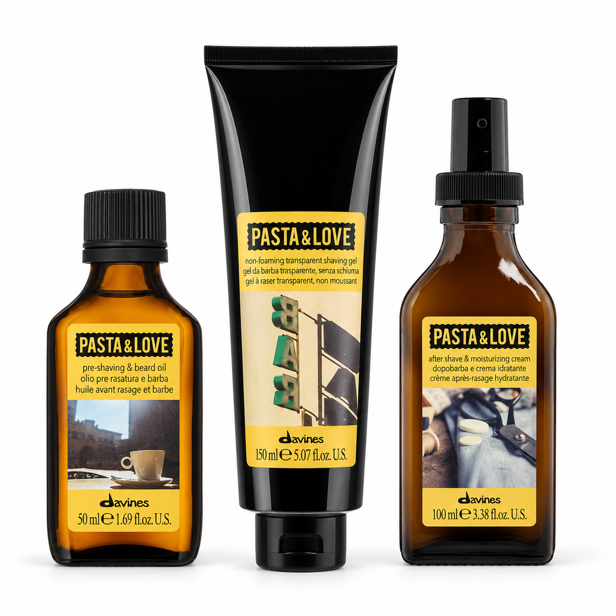 Davines - Pasta & Love - Pack Servicio Afeitado Clásico Profesional