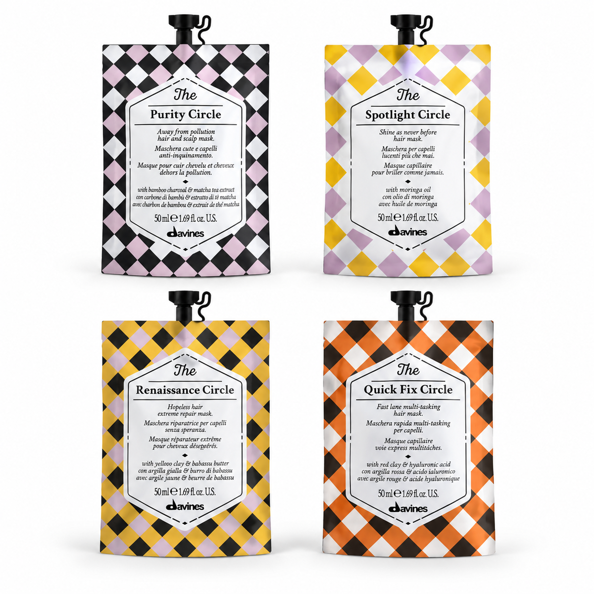 Davines - The Circle Chronicles - Pack Descubrimiento Mascarillas