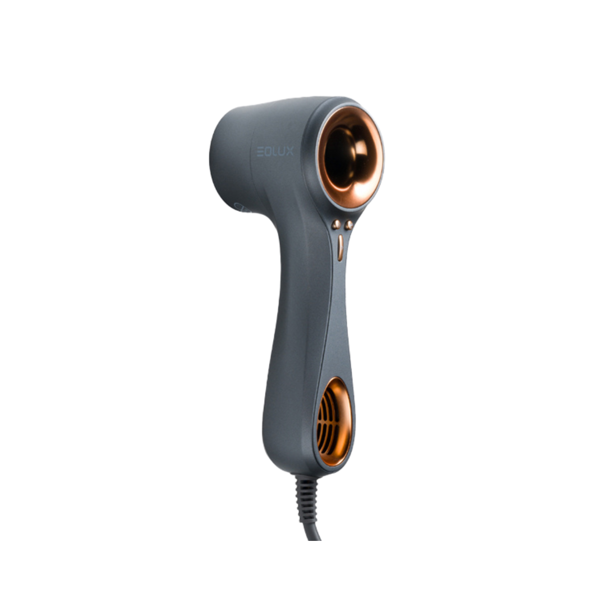 Eolux - Secador sin Aspas Pequeño Negro Cable 2,7 m