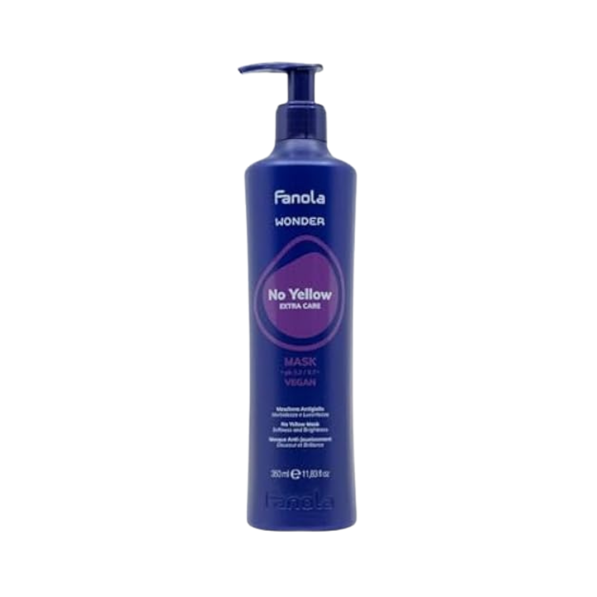 Fanola - S.O.S. Color & Go Wonder Mask No Yellow Extra Care Mascarilla Anti-Amarilleo - 350 ml