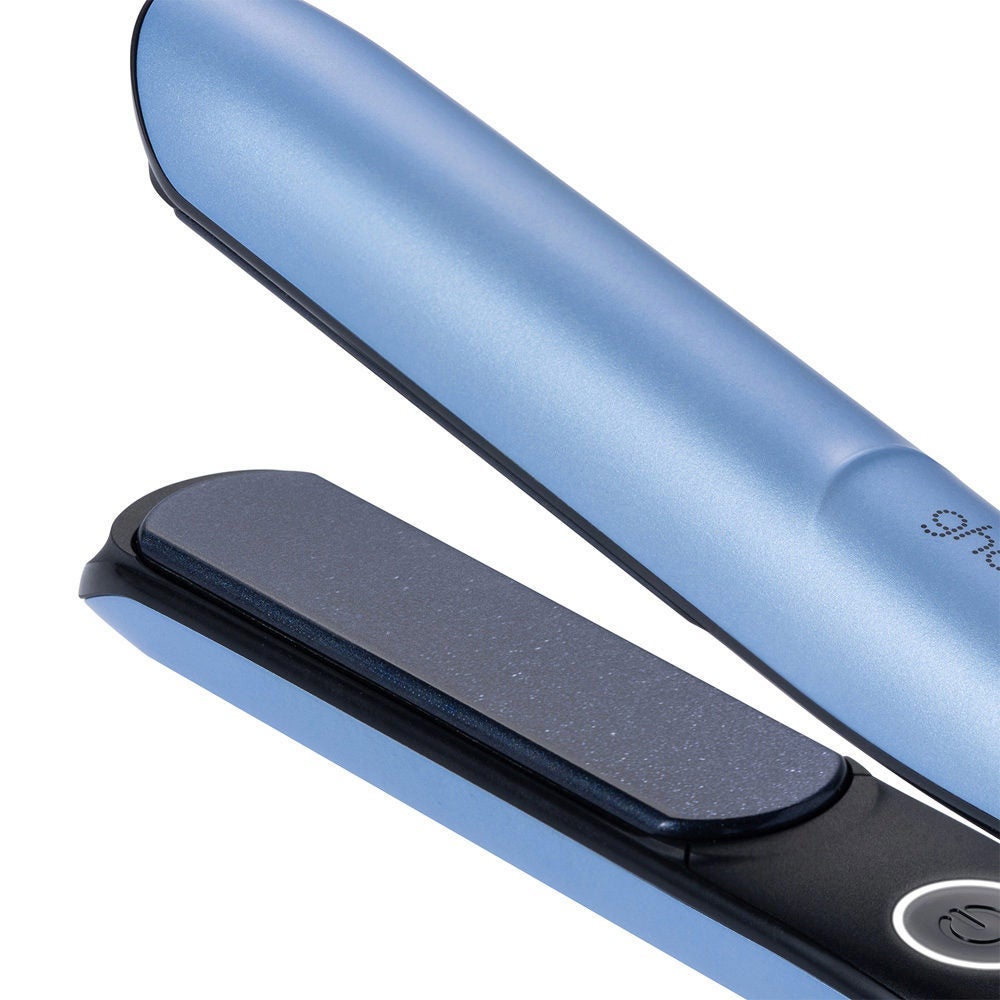 ghd - Chronos Iced Luxe Collection Plancha de Pelo Profesional con Cofre de Regalo - Edición 2024 Azul Gélido - Unidad