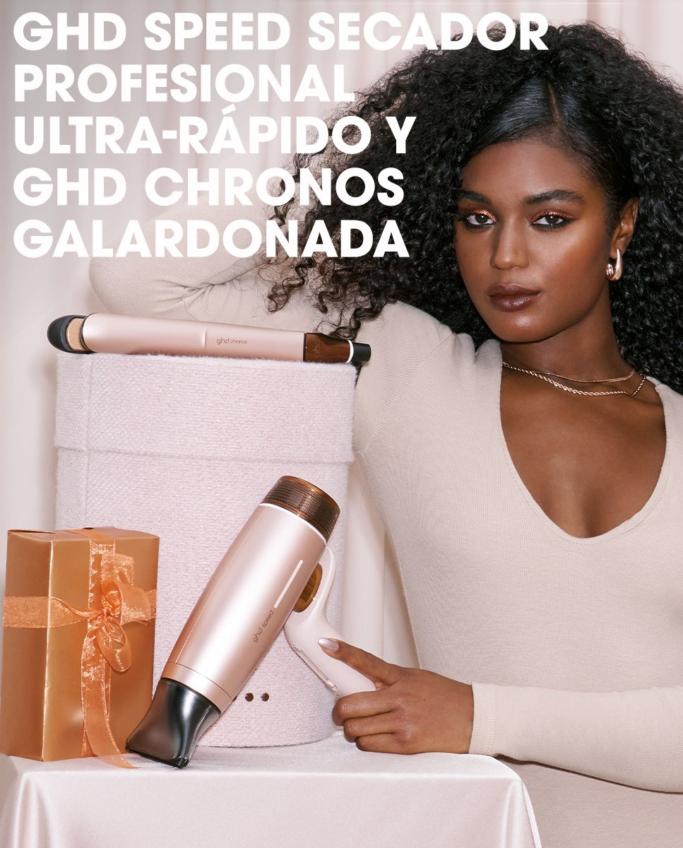 ghd - Chronos + Speed Cashmere Edición Limitada - Gift set plancha y secador