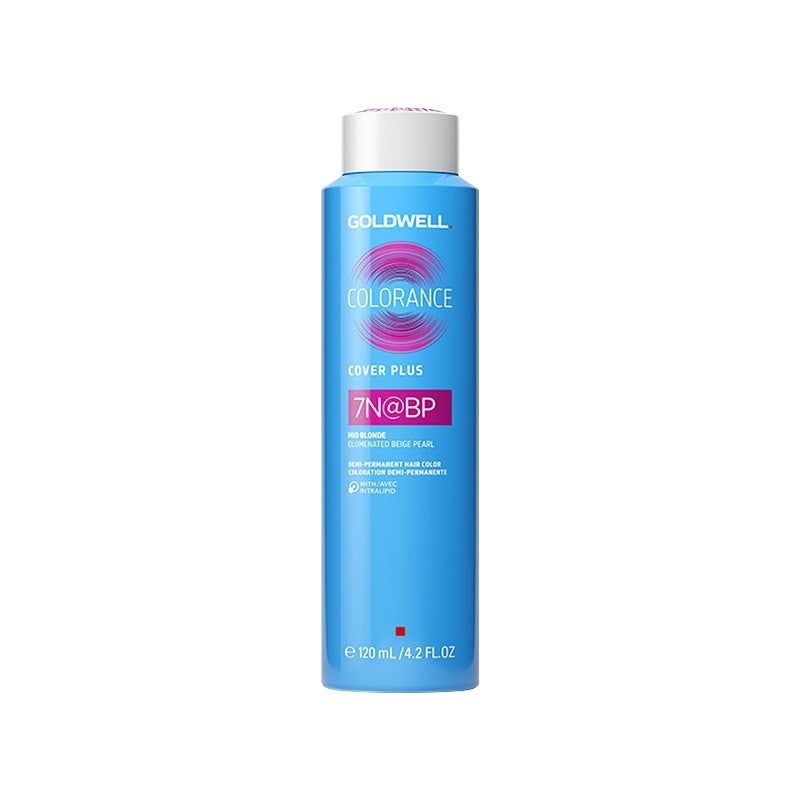 Goldwell - Colorance Cover Plus Tinte Demipermanente 7N@BP Rubio Medio Natural con matiz beige perla - 120 ml