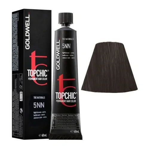 Goldwell - Topchic Tinte Permanente 5NN Castaño Claro Natural Intenso - 60 ml