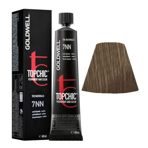 Goldwell - Topchic Tinte Permanente 7NN Rubio Medio Natural Intenso - 60 ml
