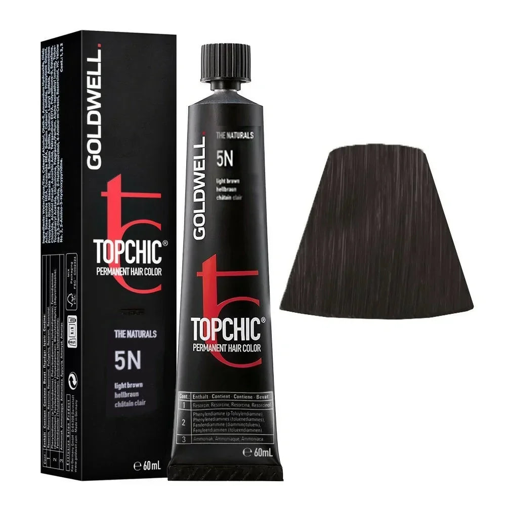 Goldwell TopChic 5N – Castaño Claro Natural – 60 ml