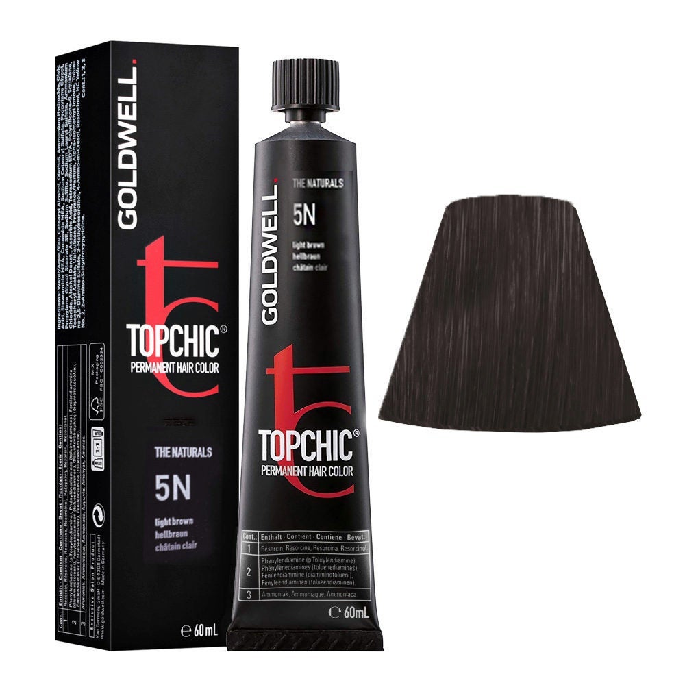 Goldwell TopChic 5N – Castaño Claro Natural – 60 ml