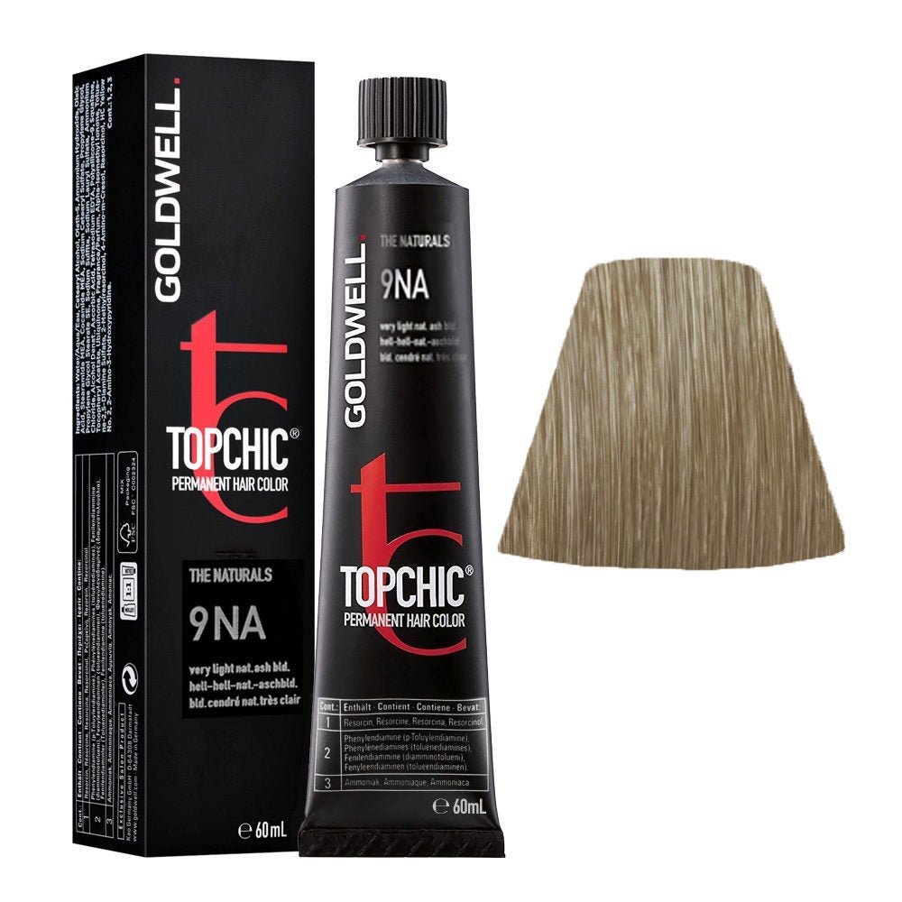 Tinte Capilar Rubio Ceniza Claro 9NA - Goldwell