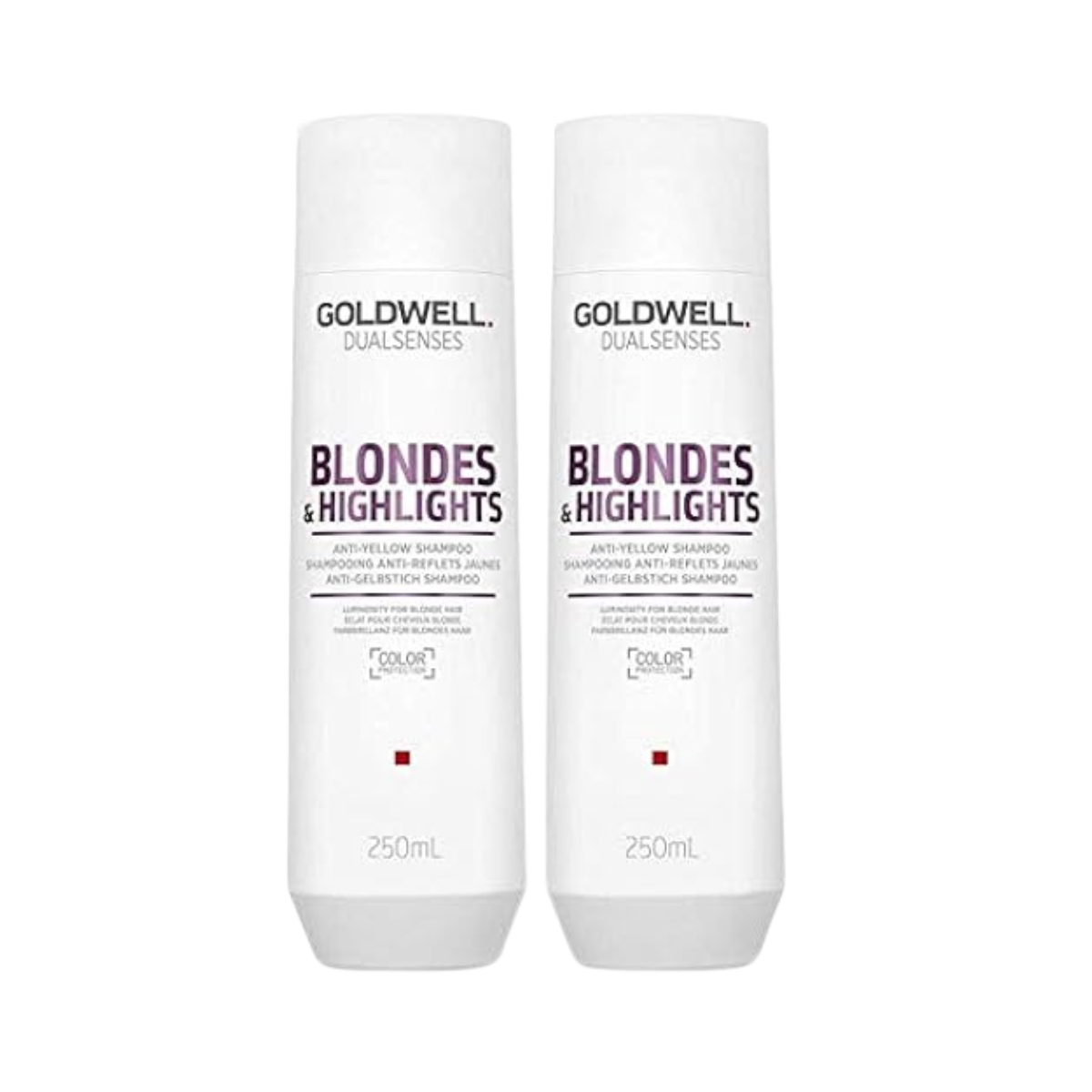 Goldwell - Dualsenses Blondes & Highlights Anti-Yellow Champú - 250ml (x2)