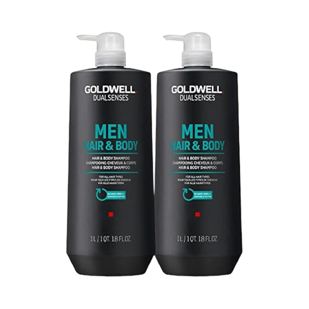 Goldwell - Dualsenses Men Hair & Body Champú - 1000ml (x2)