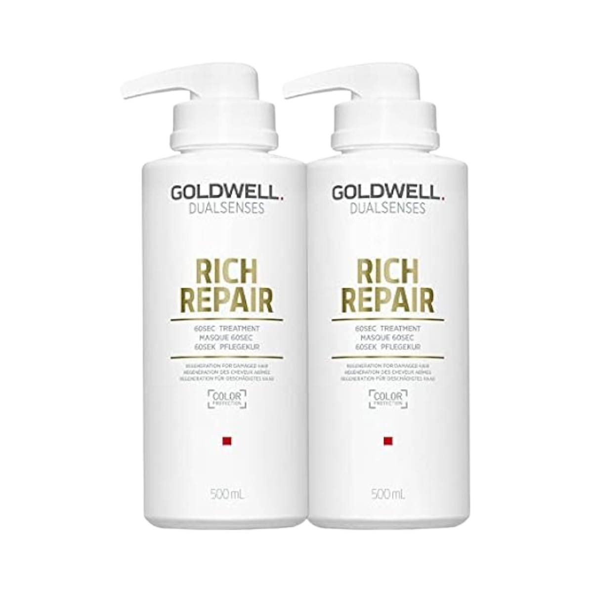 Goldwell - Dualsenses Rich Repair Restoring 60Sec Treatment 500ml x2