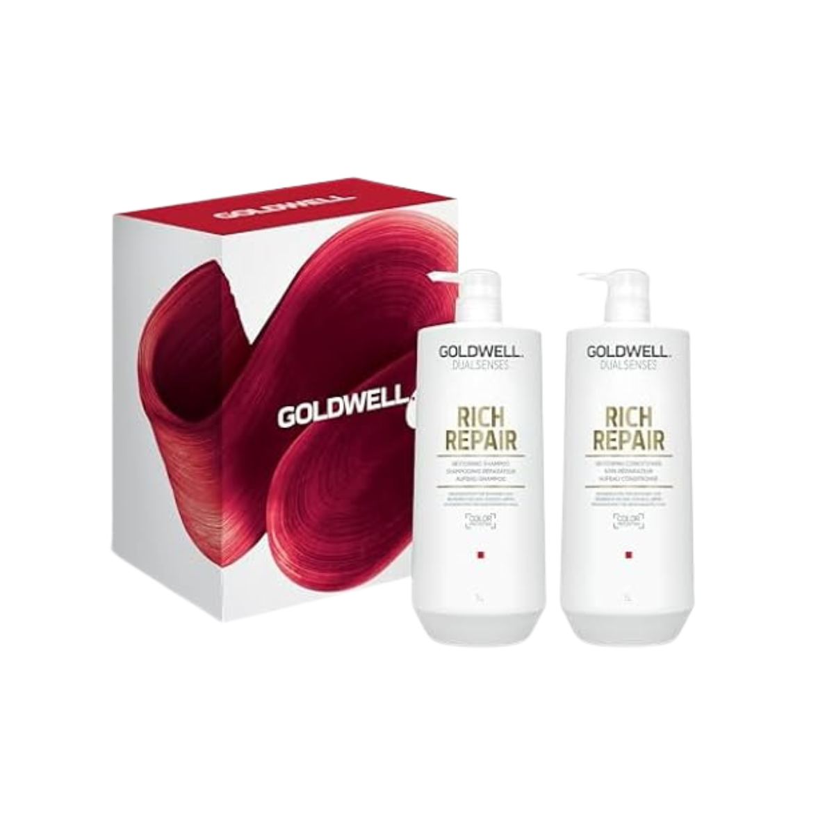 Goldwell - Dualsenses Rich Repair Restoring Shampoo 1000ml Conditioner 1000ml