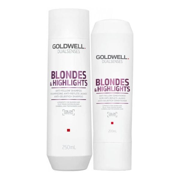 Goldwell - Dualsenses Blondes & Highlights Anti-Yellow Shampoo 250ml Conditioner 200ml