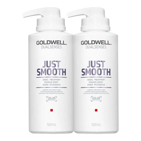 Goldwell - Dualsenses Just Smooth 60Sec Treatment 500ml x2