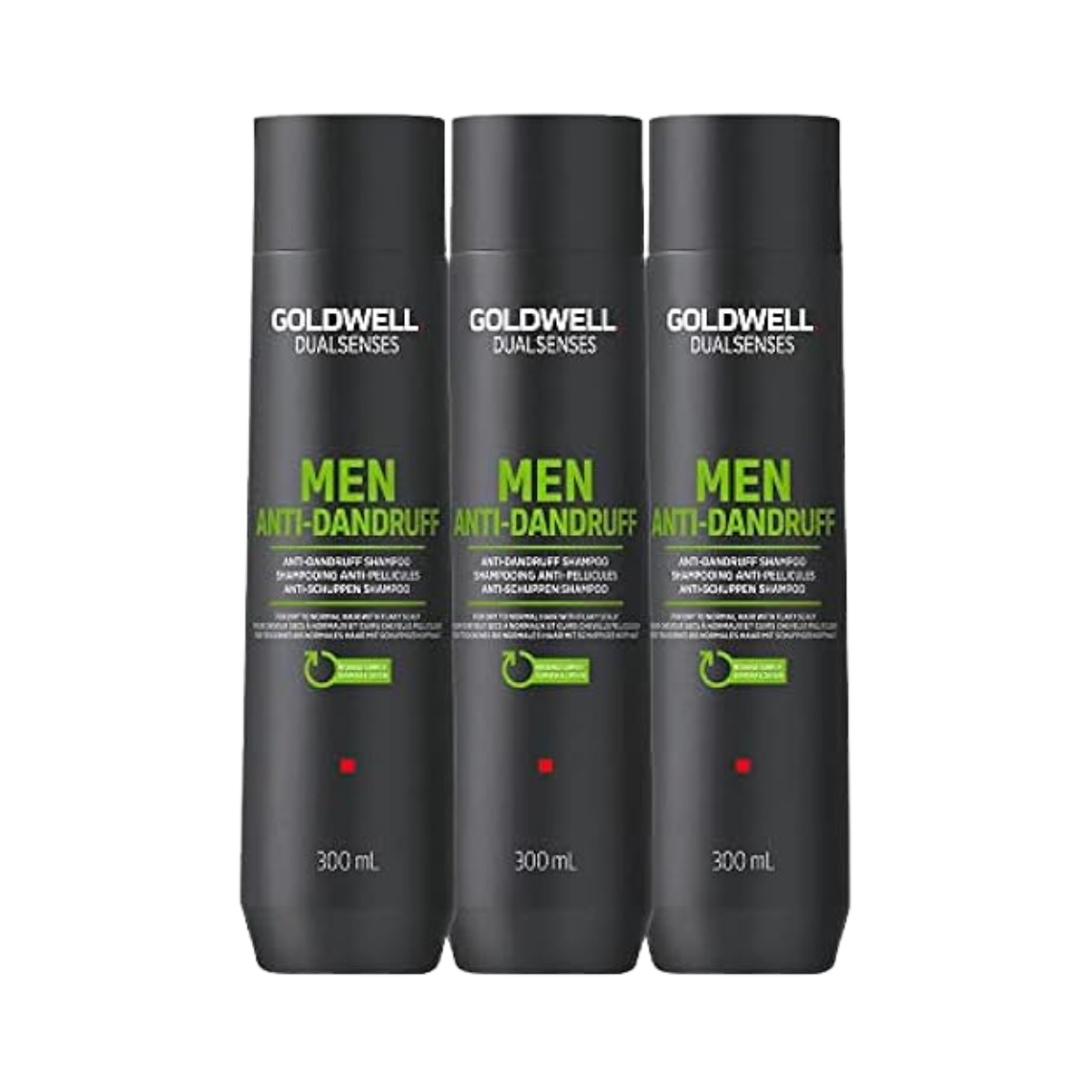 Goldwell - Dualsenses Men Anti-Dandruff Champú - 300ml (x3)