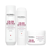 Goldwell - Dualsenses Color Extra Rich Shampoo 250ml Conditioner 200ml 60Sec Treatment 200ml