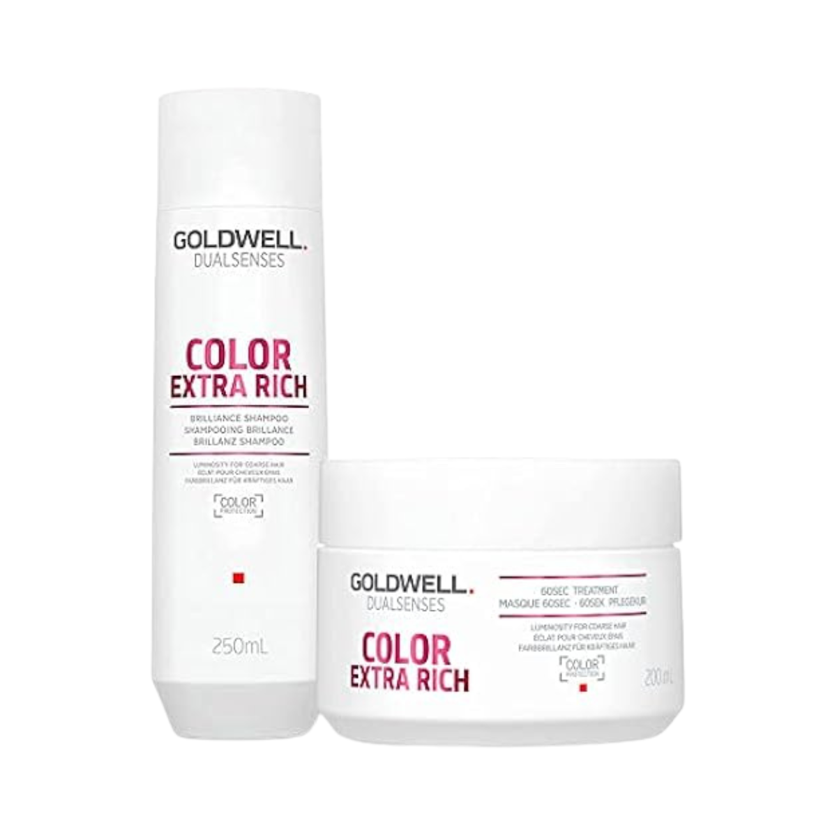 Goldwell - Dualsenses Color Extra Rich Brilliance Shampoo 250ml 60Sec Treatment 200ml