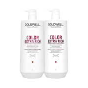 Goldwell - Dualsenses Color Extra Rich Brilliance Shampoo 1000ml Conditioner 1000ml