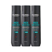 Goldwell - Dualsenses Men Hair & Body Shampoo 300ml x3