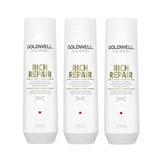 Goldwell - Dualsenses Rich Repair Restoring Champú - 250ml (x3)