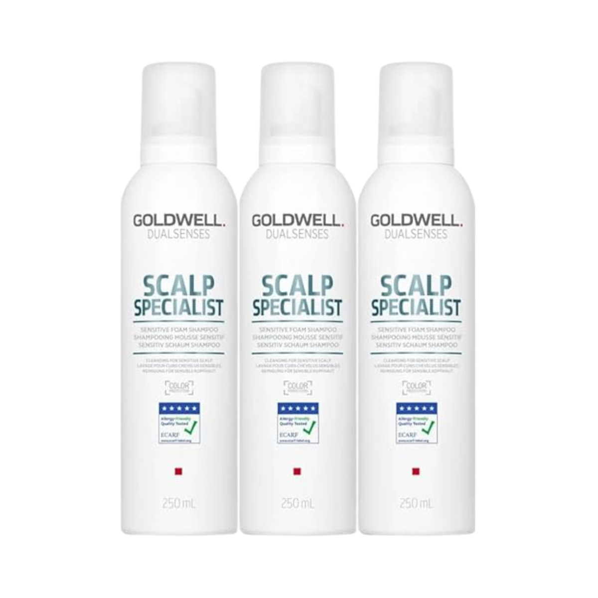 Goldwell - Dualsenses Scalp Specialist - Sensitive Foam Champú - 3x125ml