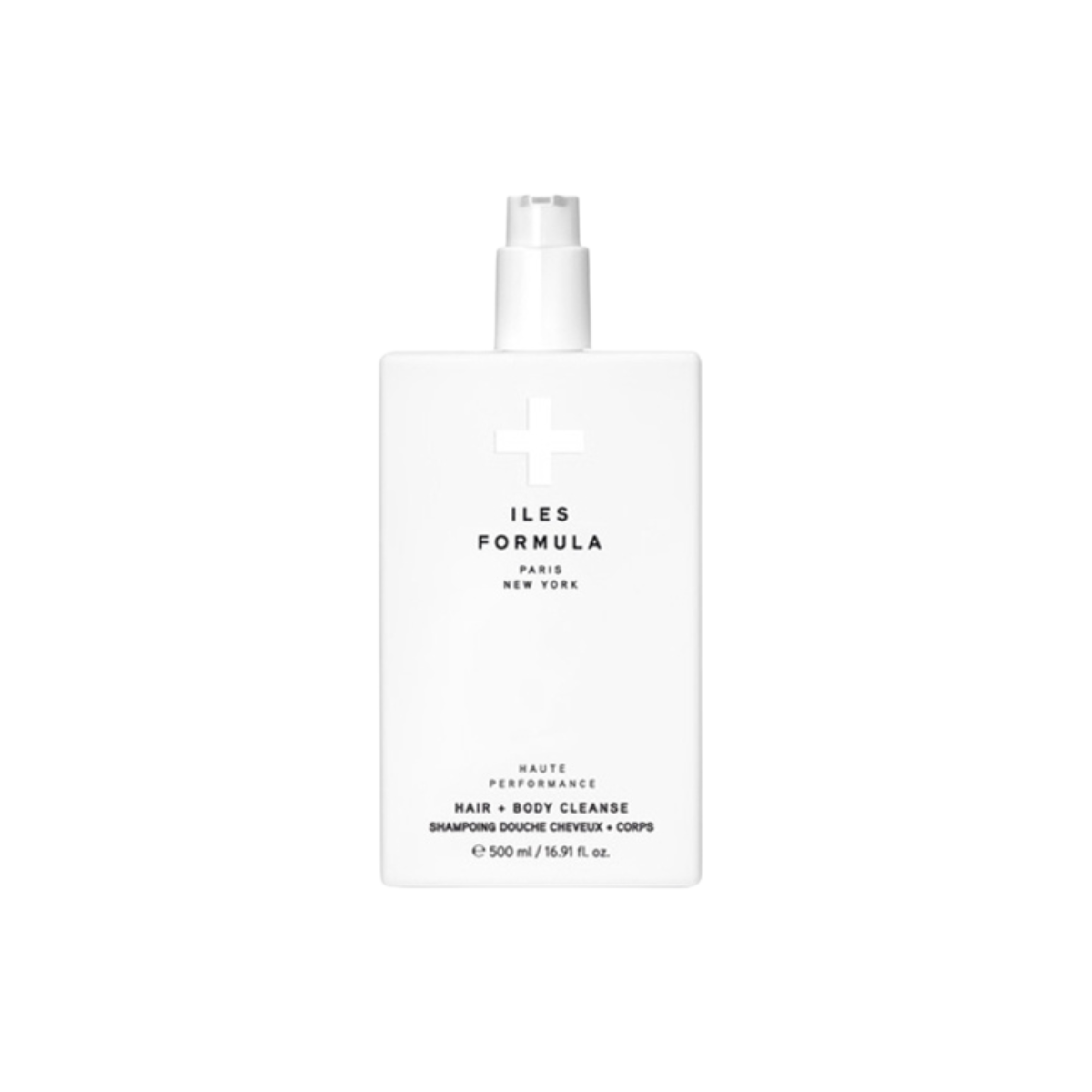 ILES FORMULA - Hair + Body Cleanse w/ Exfoliating Sponge - 500 ml
