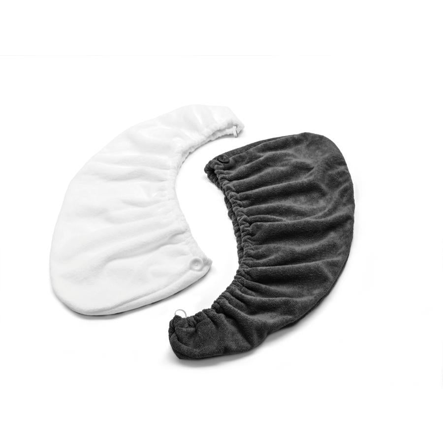 ILES FORMULA - Turban Towel for Hair - 150 g (Serviette Grise)